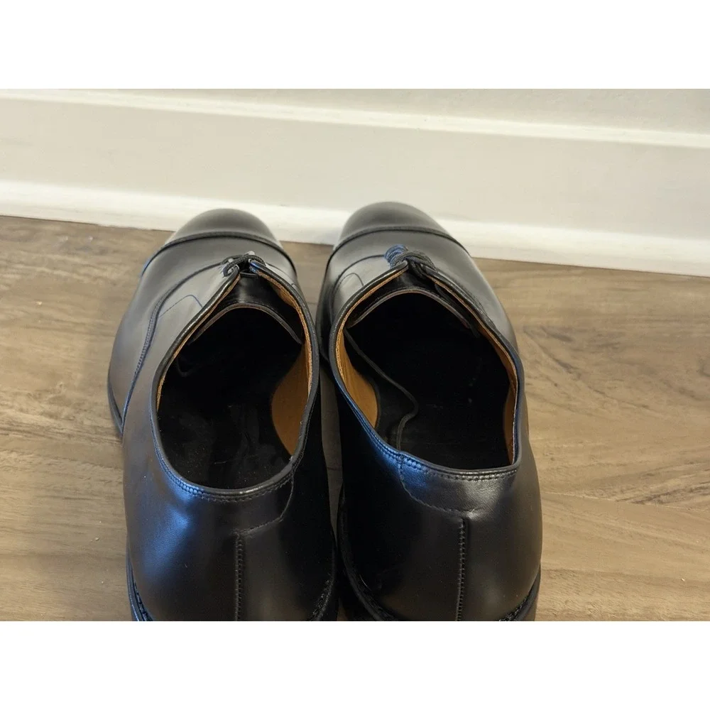 Allen Edmonds Park Avenue black cap toe oxford men's shoe Size 15B Made In USA